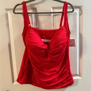 Red Tankini Top